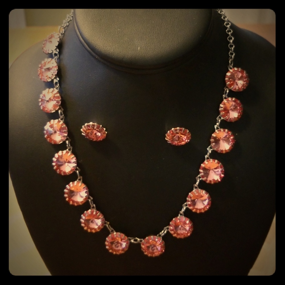 Necklace with matching Earrings